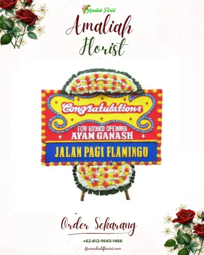Bunga Papan Congratulation di Mergowati